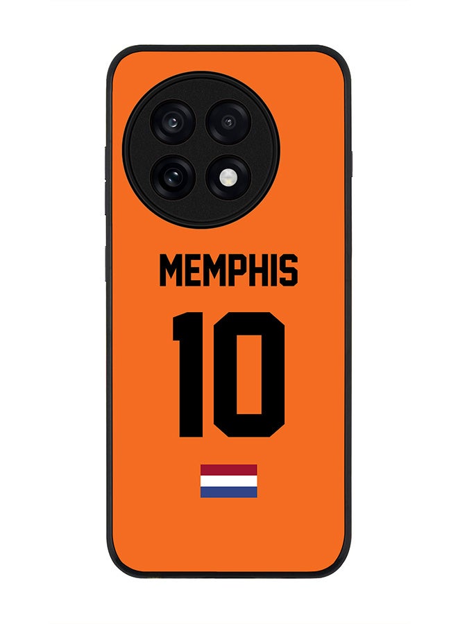 Stylizedd For OnePlus 13R / Ace 5 Pro Case,Slim fit Camera Protection, Shockproof Thin Phone cover  - Football - Netherlands - Memphis