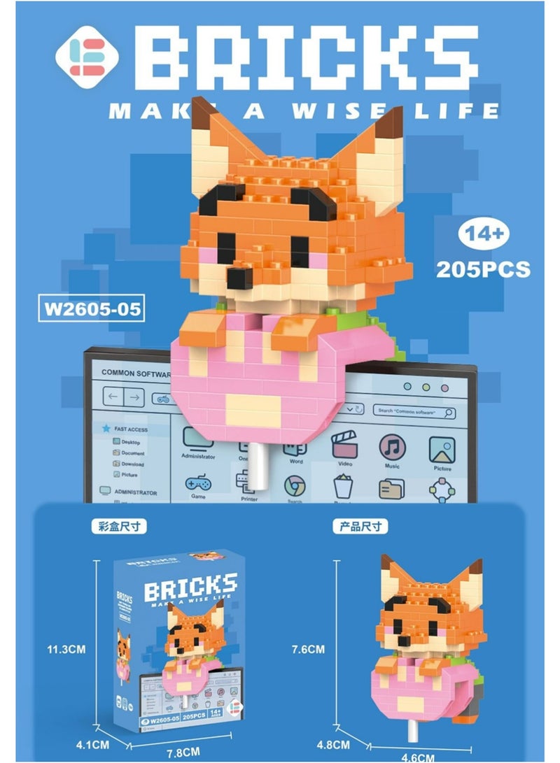 Bricks 2Pcs Classic Mini Building Bricks, Assembling Building Blocks Suitable for Boys and Girls Aged 6 and Up - Image 3