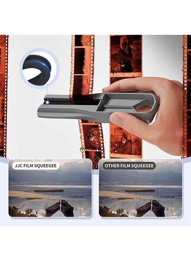 JJC 35mm 120 Film Squeegee,Film Wiper Compatible for 135 120 Negative Film with Soft Silicone Blades to Streak Free Wiping & No More Marks - Image 2