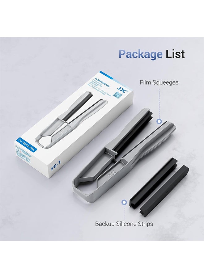 JJC 35mm 120 Film Squeegee,Film Wiper Compatible for 135 120 Negative Film with Soft Silicone Blades to Streak Free Wiping & No More Marks - Image 3