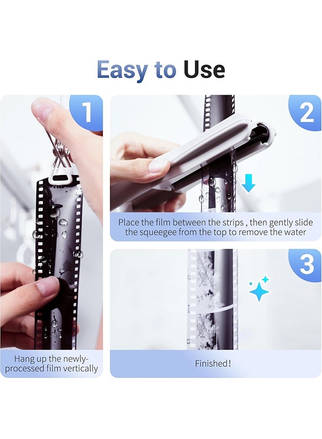JJC 35mm 120 Film Squeegee,Film Wiper Compatible for 135 120 Negative Film with Soft Silicone Blades to Streak Free Wiping & No More Marks - Image 5