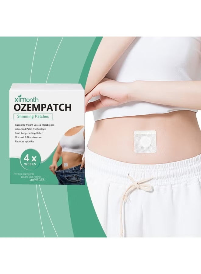 ximonth Ozempatch Herbal Care Slimming Patches 30pcs, Weight Loss Patches,4 Weeks Supply , Easy Daily Application - Image 2
