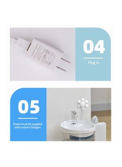 Generic (Sunflower Sensor) Automatic Household Pet Water Dispenser Motion Sensor Filter Fountain Universal Infrared USB Power Supply Detector Dog and Cat Accessories  - Image 4