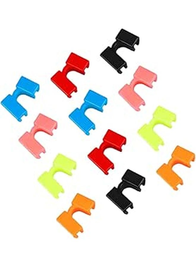Reusable Chopstick Helpers 12 Pcs Training Tools With Multicolor Clips For Adults Beginners - Image 1