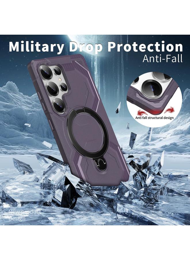 اس-توب جراب لهاتف Samsung Galaxy S25 Ultra 5G مع حامل MagSafe غير لامع - Image 3