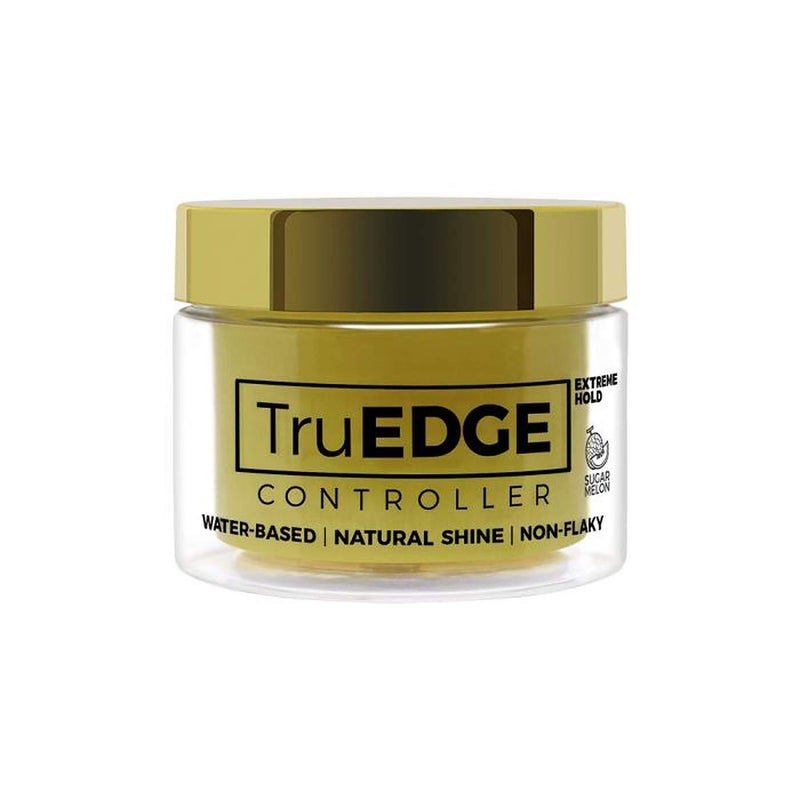 TruEDGE Controller Extreme Hold WaterBased Pomade  Ntaural Shine  NonFlaky Scented Edge Control  Perfect for HairBraiding Sugar Melon