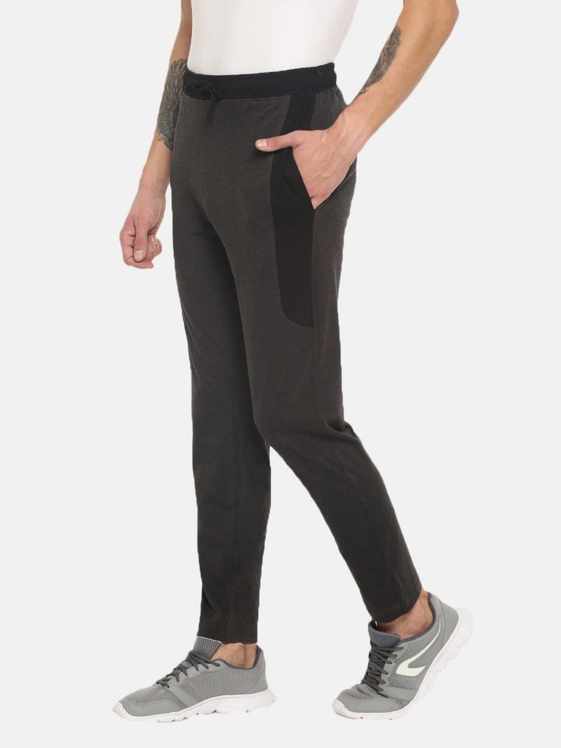 Dollar Mens Cotton Track Pants (Pack of 1) Charcoal - Image 3