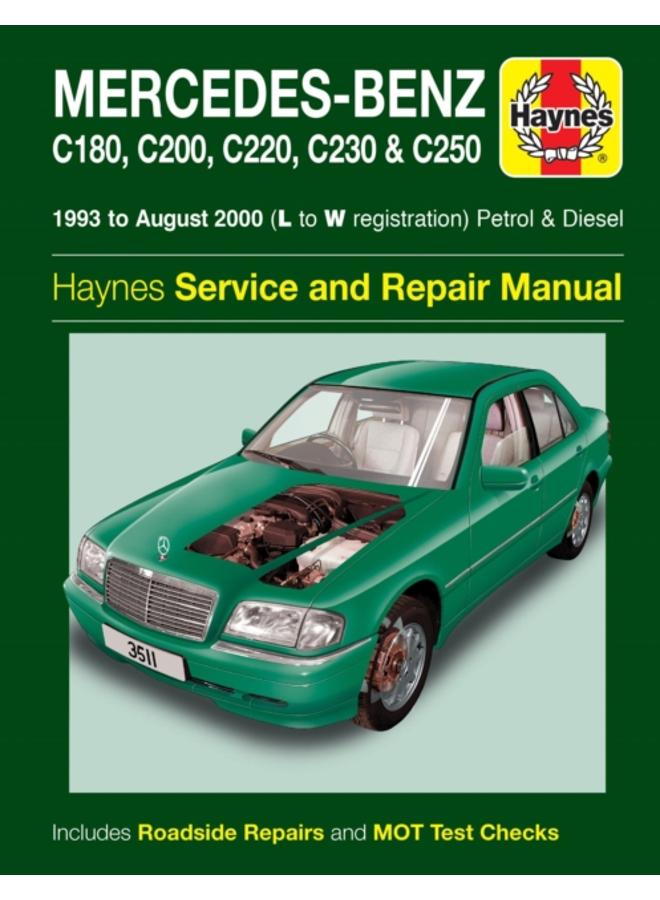 Mercedes-Benz C-Class Petrol & Diesel (93 - Aug 00) Haynes Repair Manual