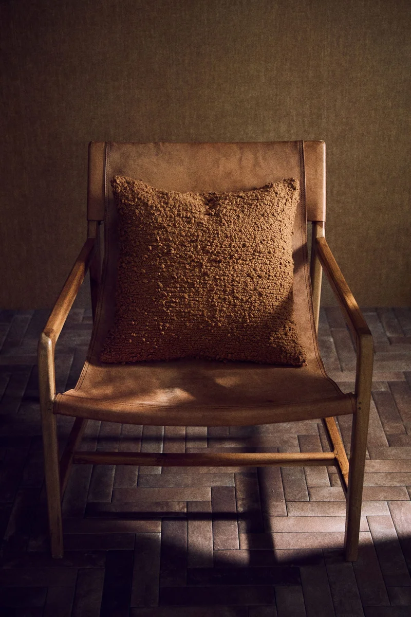 اتش اند ام غطاء وسادة من قطن بوكليه