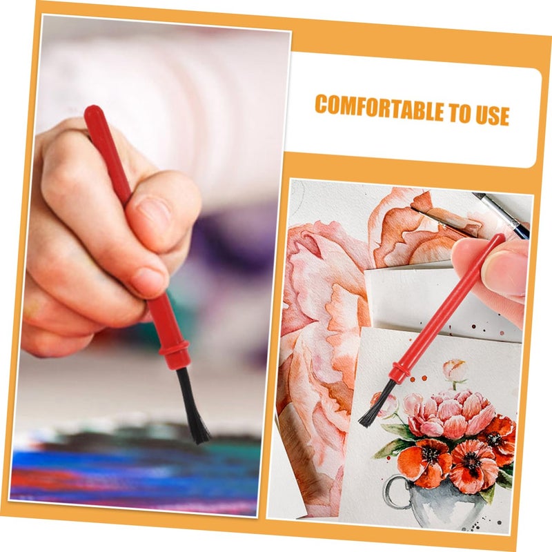 50Pcs 6cm Kids Art Paint Brushes Set For Watercolor Acrylic Beginners Classroom Activities - Image 5