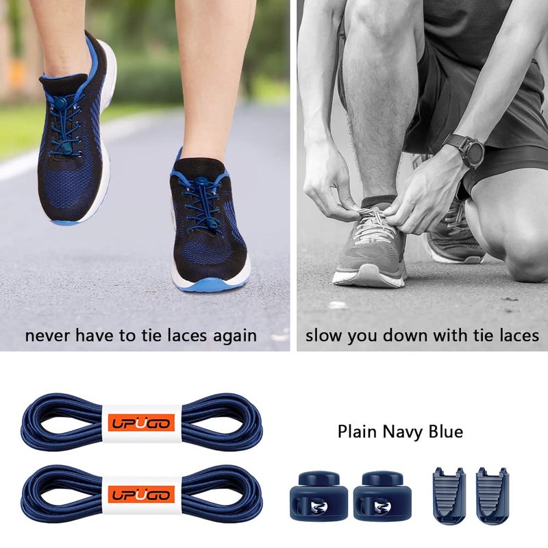 UpUGo Elastic Shoe Laces, No Tie Shoe Laces Tieless for Kids, Adults, Elderly, One Size Fit All - Image 2
