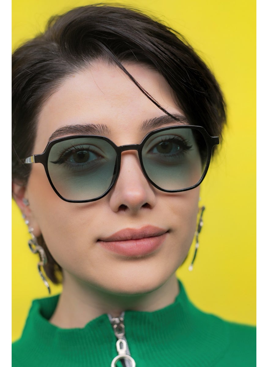 Focus On Frodo Black Green Sunglasses  - Image 2