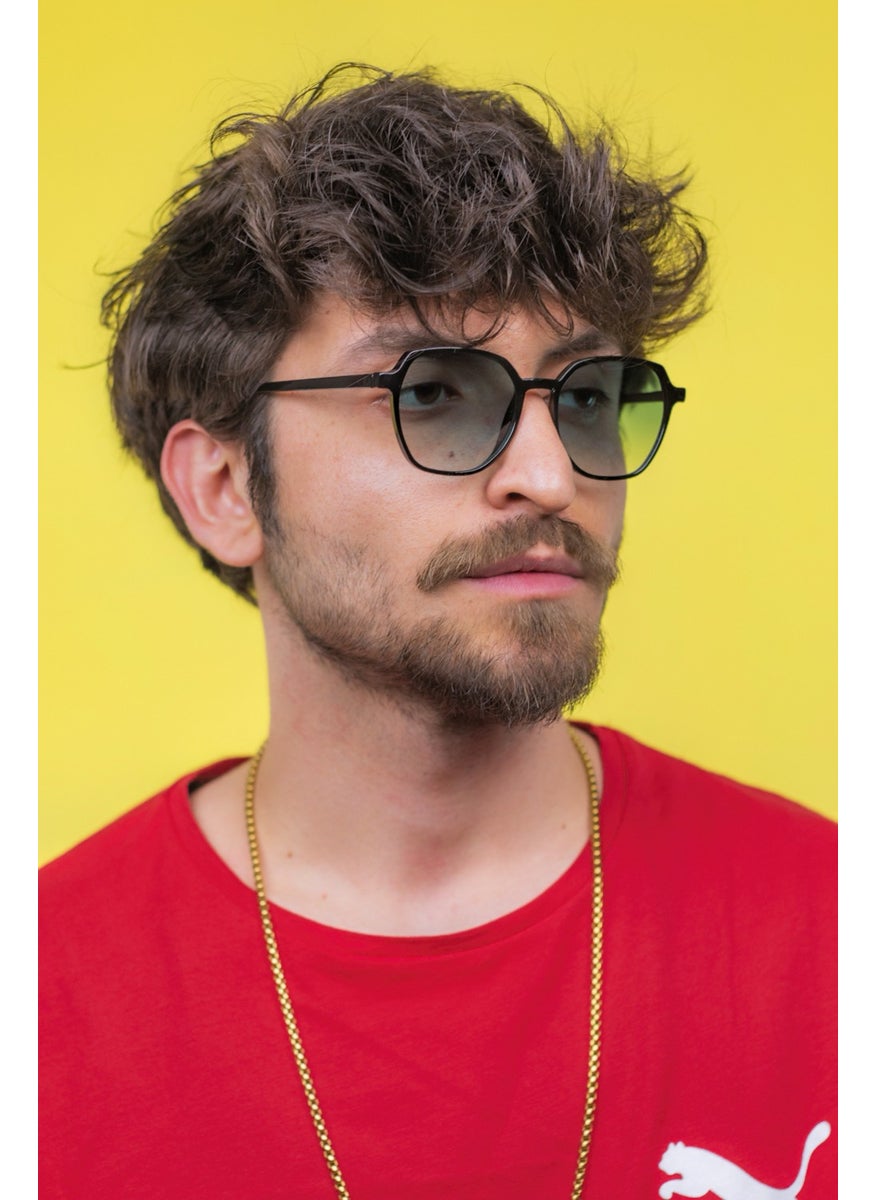 Focus On Frodo Black Green Sunglasses  - Image 5