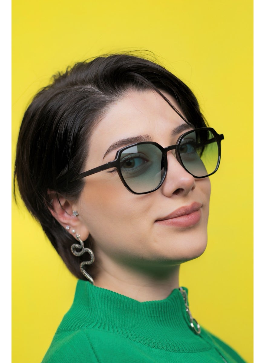 Focus On Frodo Black Green Sunglasses  - Image 4