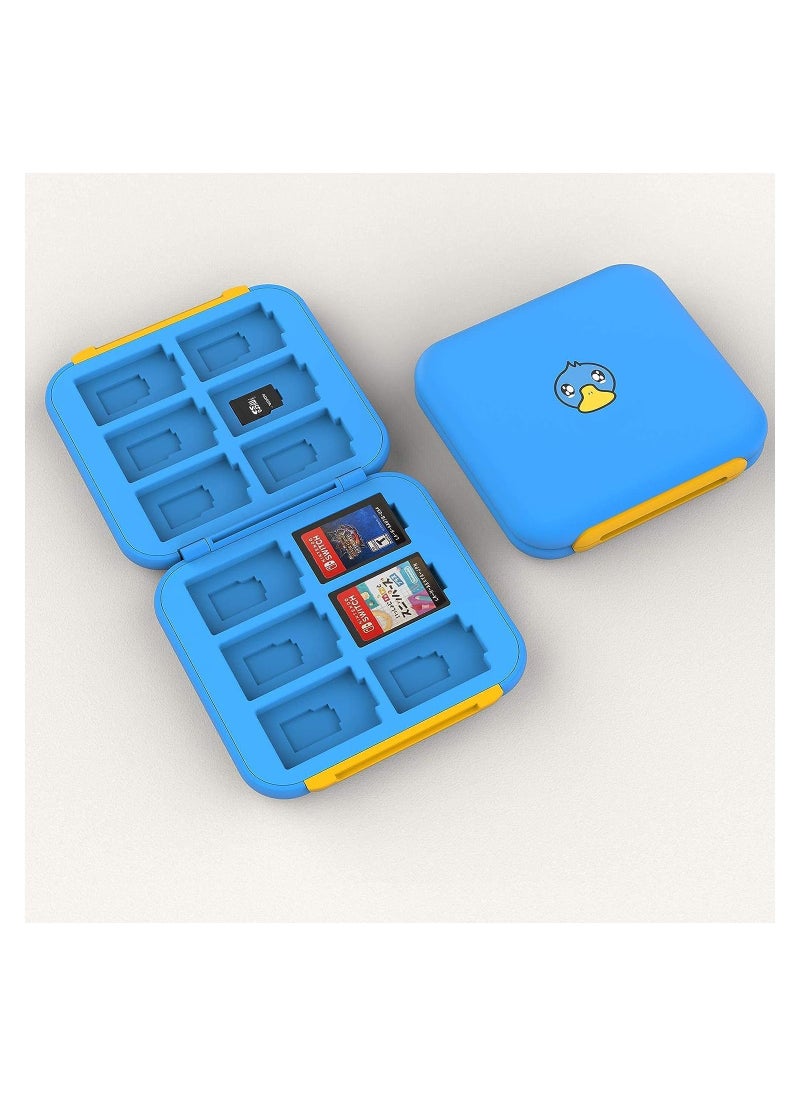 SYOSI - Card Case, Games Card Case, Cartoon Magnetic Game Card Box, for Nintendo Switch Game, Card Model Cartridges Holder, Carrying Storage Case, for Micro SD/SDHC/TF Card 12 in 1 - Image 1