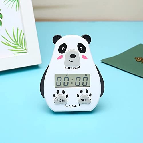 ONICORN® Kitchen Timer Cute Cartoon Shape Digital Countdown, Magnetic Short Timer with LCD Display with Loud Alarm for Cooking, Sports, Studying, Cooking, Baking, Classroom (Pack of 1, Timer-C-White) - Image 4