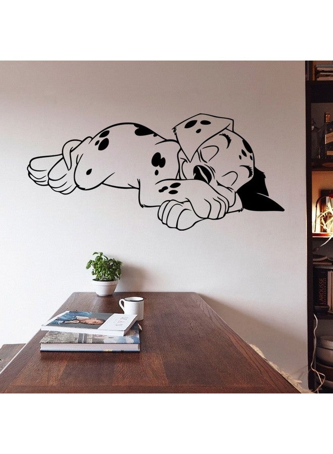 Boodecal Spotty Dog Dalmatian Falling In Sweet Dream Vinyl Wall Decal Stickers For Baby Nursery Bedroom - Image 3