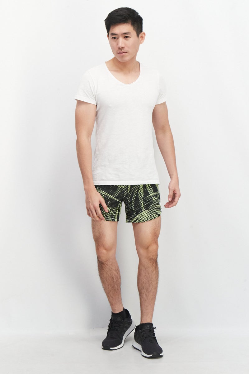 Adidas Men Sportswear Fit Inseam 5 Brand Logo Training Shorts, Black - Image 4