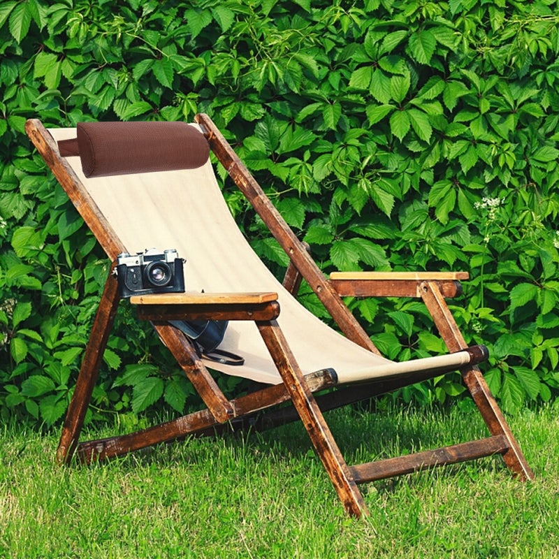 Outdoor Anti Lounge Chair Pillow Headrest Pillow for Folding Patio Beach Chair - Image 4