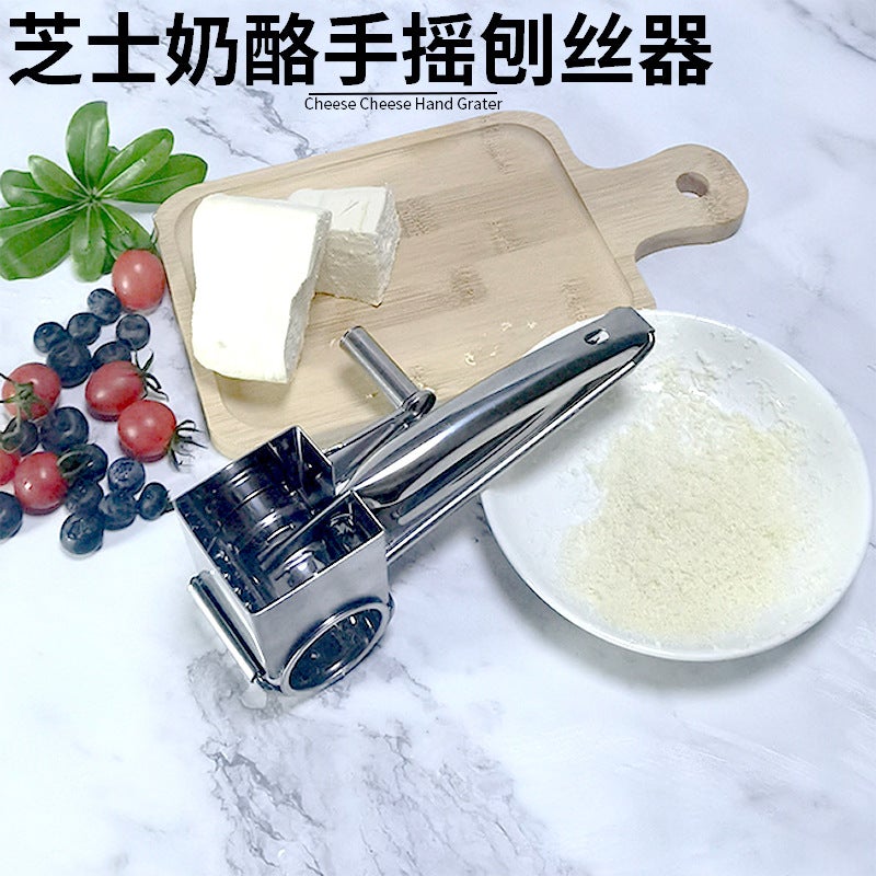 Yangjiang Factory Hand Rotary Cheese Planer Stainless Steel Kitchen Tools Manual Cheese Planer Suit - Image 2