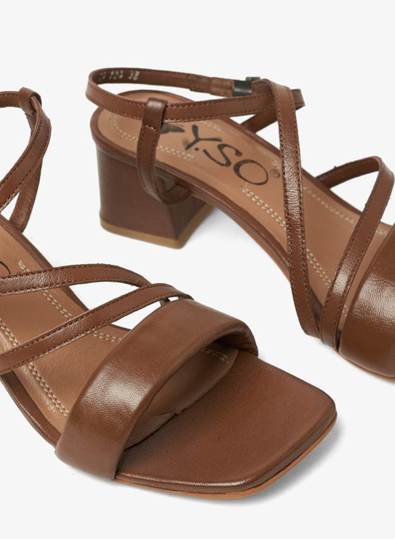 Y.so Women's Mid Heel Sandals – Comfortable & Stylish Heels for Ladies and Girls - Image 4