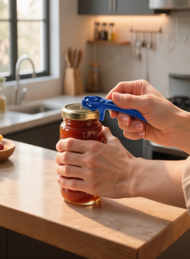 Readaeer 1 Pcs Readaeer Jar Opener for Weak Hand & Seniors with Arthritis (Blue) - Image 3