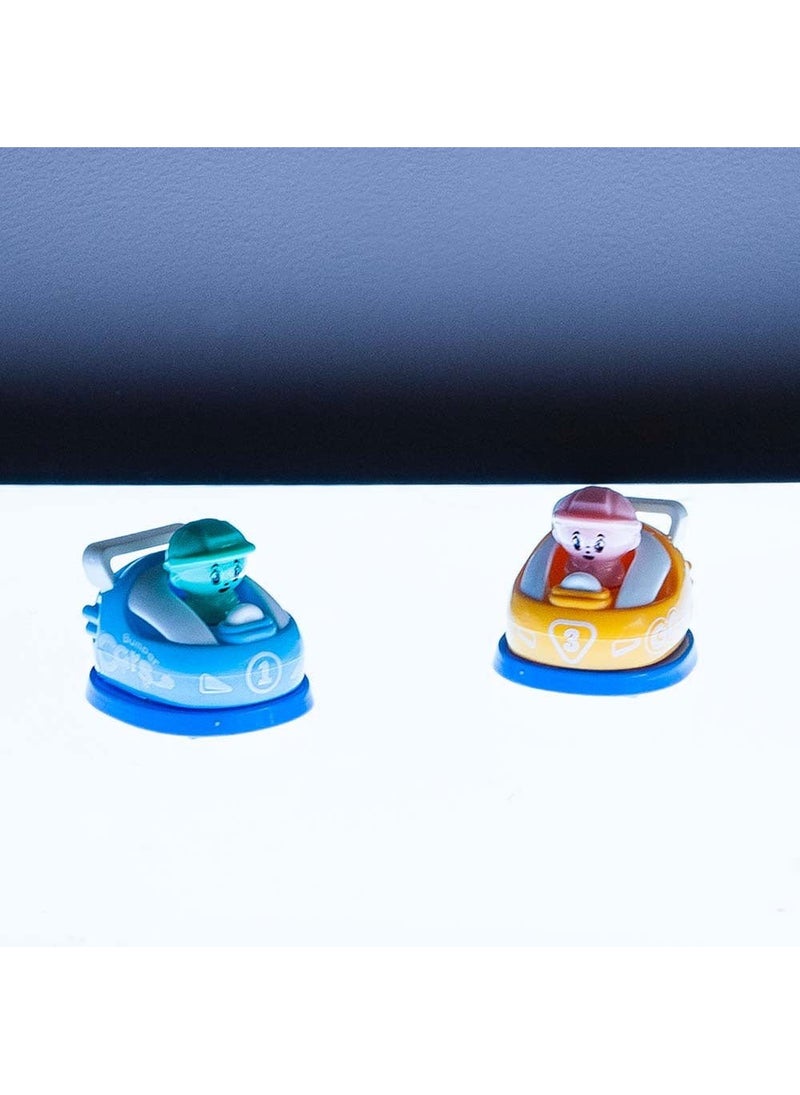 BOLAND Bumper Cars Pull Back Toys Plastic 4.5cm 2-Pack - Image 2