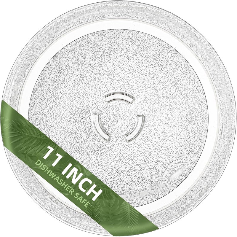 Gemroom 11 inch Whirlpool Microwave Glass Plate Turntable W11401795 W10398722 481246678407 481246678396 - Image 1
