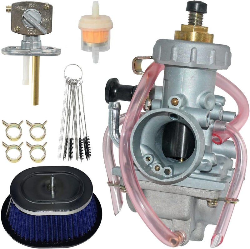 JDLLONG Carburetor for Yamaha Blaster 200 YFS 200 (1988 - 2006) with Air Filter & Fuel Petcock Valve - Image 1