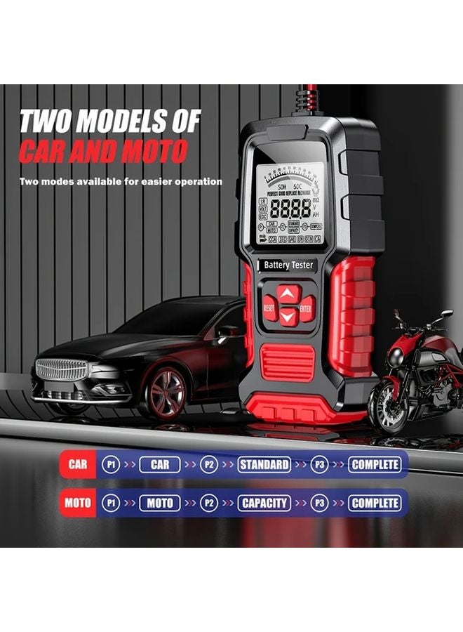 Yellow TK 200 شاشة رقمية 12V 24V اختبار مقاومة البطارية الداخلية للسيارات - Image 3