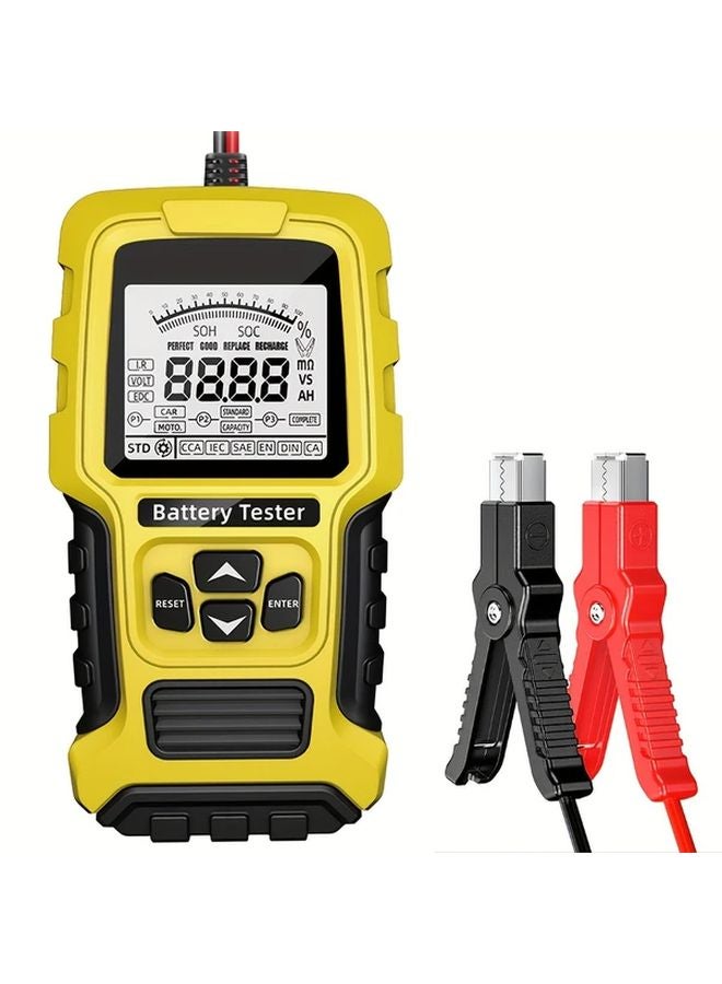 Yellow TK 200 شاشة رقمية 12V 24V اختبار مقاومة البطارية الداخلية للسيارات - Image 1