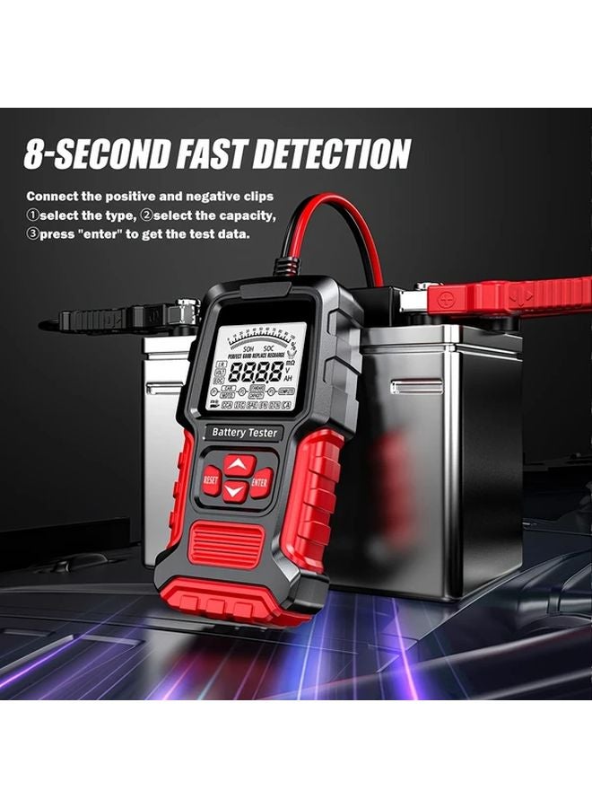 Yellow TK 200 شاشة رقمية 12V 24V اختبار مقاومة البطارية الداخلية للسيارات - Image 4