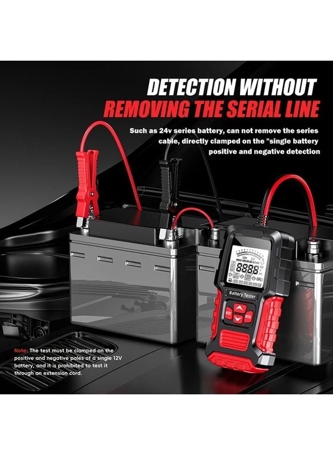 Yellow TK 200 شاشة رقمية 12V 24V اختبار مقاومة البطارية الداخلية للسيارات - Image 5