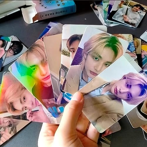PYAJUU Stray Kids Laser Photocard 50pcs Stray Kids Laser Card Kpop Stray Kids LOMO Cards Kpop Straykids 5-Strar Album Card Stray Kids Photo Cards 5-Star Postcard Gift for Fans Daugher - Image 2