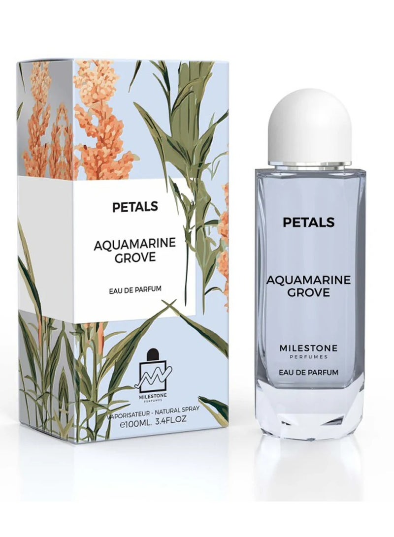 Milestone Petals Aquamarine Grove Eau De Parfum For Women - 100 ML