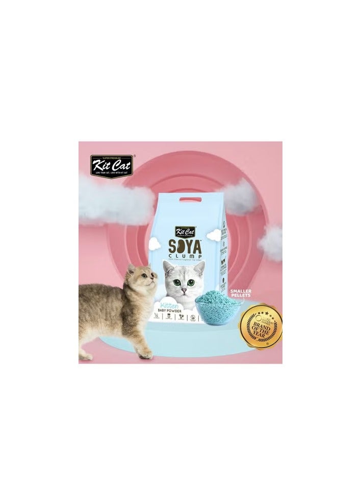 كيت كات رمل هريرة كيت كات بنكهة فول الصويا ومسحوق الأطفال 5 لتر - Image 3