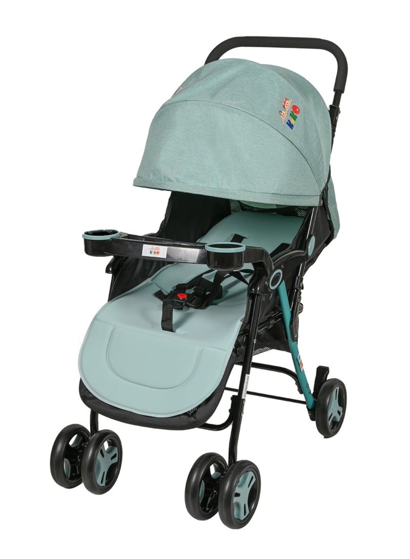 Kiko Comfortable Stroller  (0+) - Turquoise