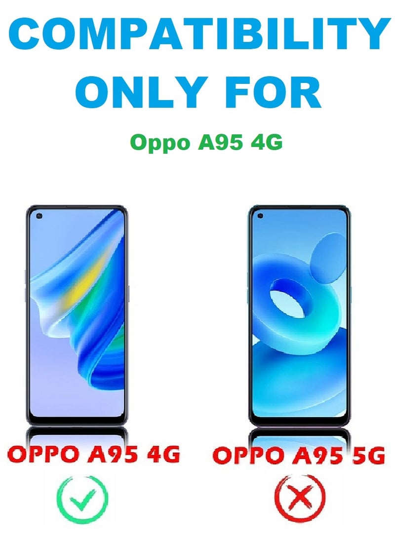 Super 2 Pieces Tempered Glass Screen Protector Anti-Spy Privacy  Designed For Oppo A95 4G Full Screen Coverage And Bubble Free - Image 3