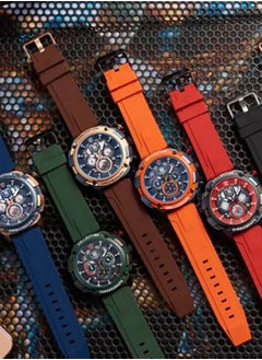 T5 T5 Men's Chronograph Silicone strap Watch  - Image 3