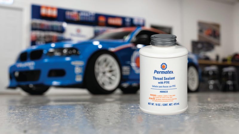 Permatex 80633 Thread Sealant with PTFE, 16 oz. , White - Image 3