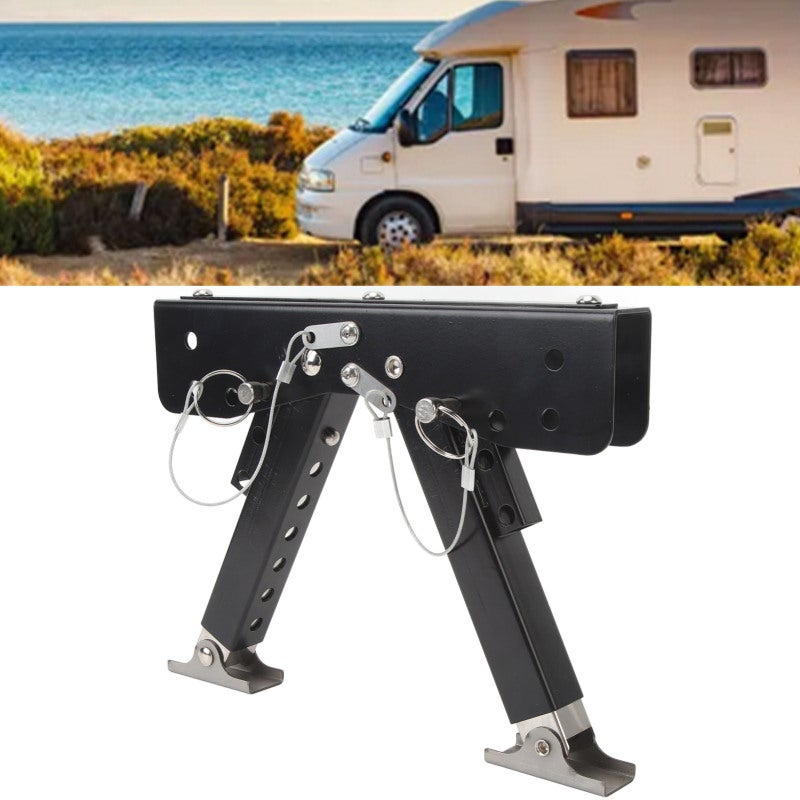 RV Step Stabilizer: Adjustable 2.8in To 11.4in Height - Durable Steel Construction RV Stabilizer Kit for RV Travel Trailer Motorhome Owners - Image 4