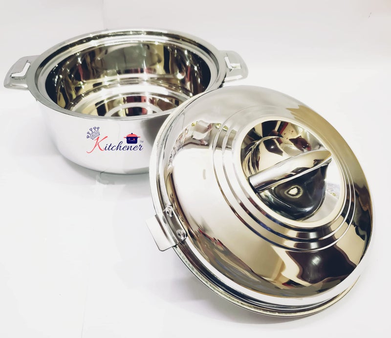 Kitchener Stainless Steel Insulated Casserole, 1.5ml (2.5, Round, 1, Insulated Casserole 01) - Image 2