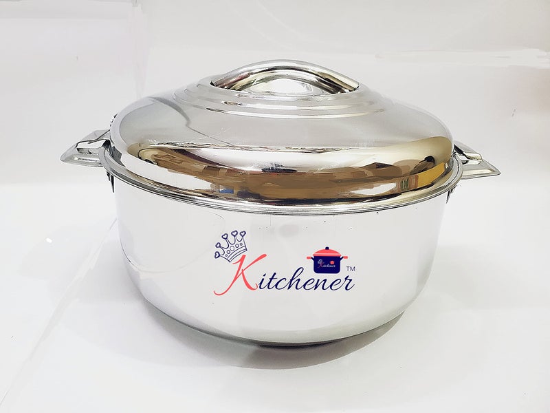 Kitchener Stainless Steel Insulated Casserole, 1.5ml (2.5, Round, 1, Insulated Casserole 01) - Image 1