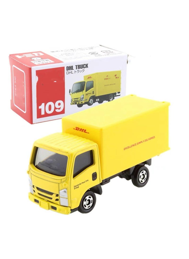 Generic - Genuine Alloy Model No. 109 Express Transport Vehicle Children's Toy Collection Birthday Gift - Image 1