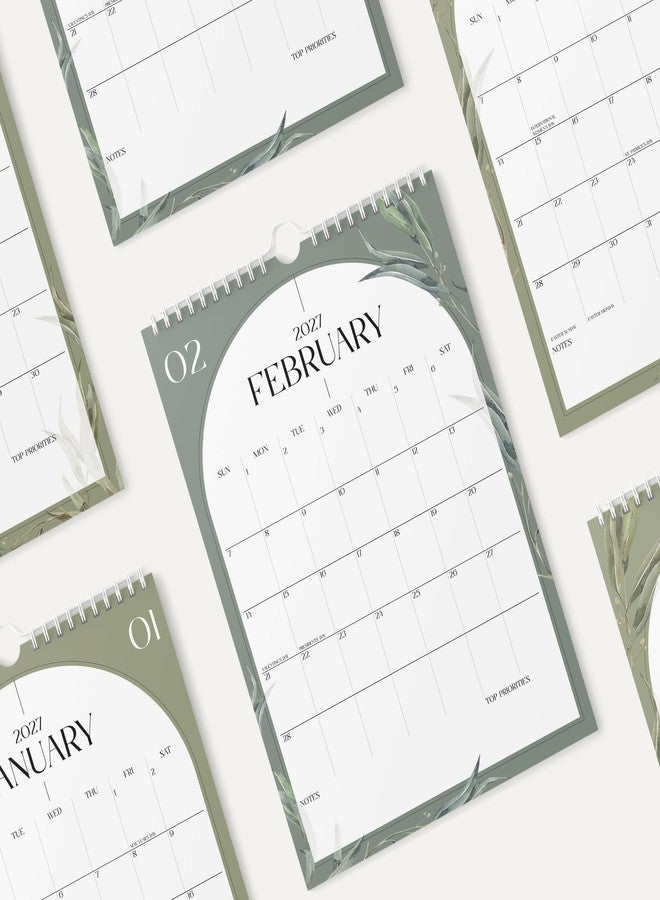 Karto Wall Calendar 2026 - Vertical 11x17 inch January 2026 to June 2027 - Boost Your Productivity and Easy Planning with the Aesthetic Monthly Calendar - Boho Greenery - Image 4