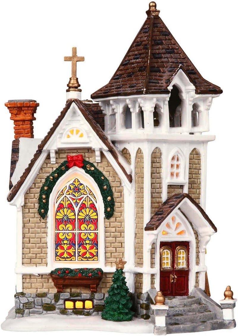 Lemax Christmas Village Little River Church Battery Operated Led - 45069 - Image 3