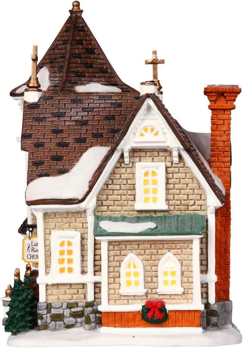 Lemax Christmas Village Little River Church Battery Operated Led - 45069 - Image 2