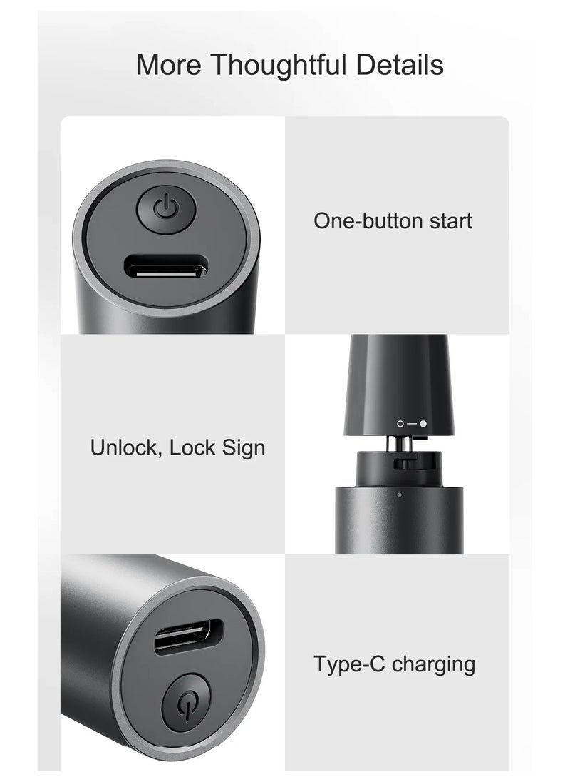 Xiaomi Xiaomi Nose Hair Trimmer Quick and Safe Trimming Magnetic Protective Cap waterproof  - Image 4