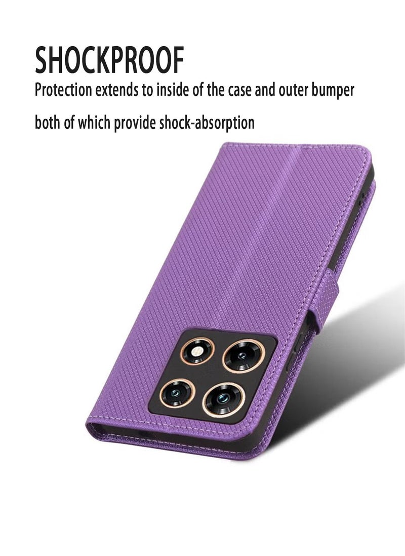 X-level Infinix Note 30 Pro 4G/X678B Phone Case Cover with Full Body Camera Len Protector PU Leather Wallet Card Holder Shockproof Protective Back Cover with Release Hand Phone Holder Daily Video Kickstand  - Image 3