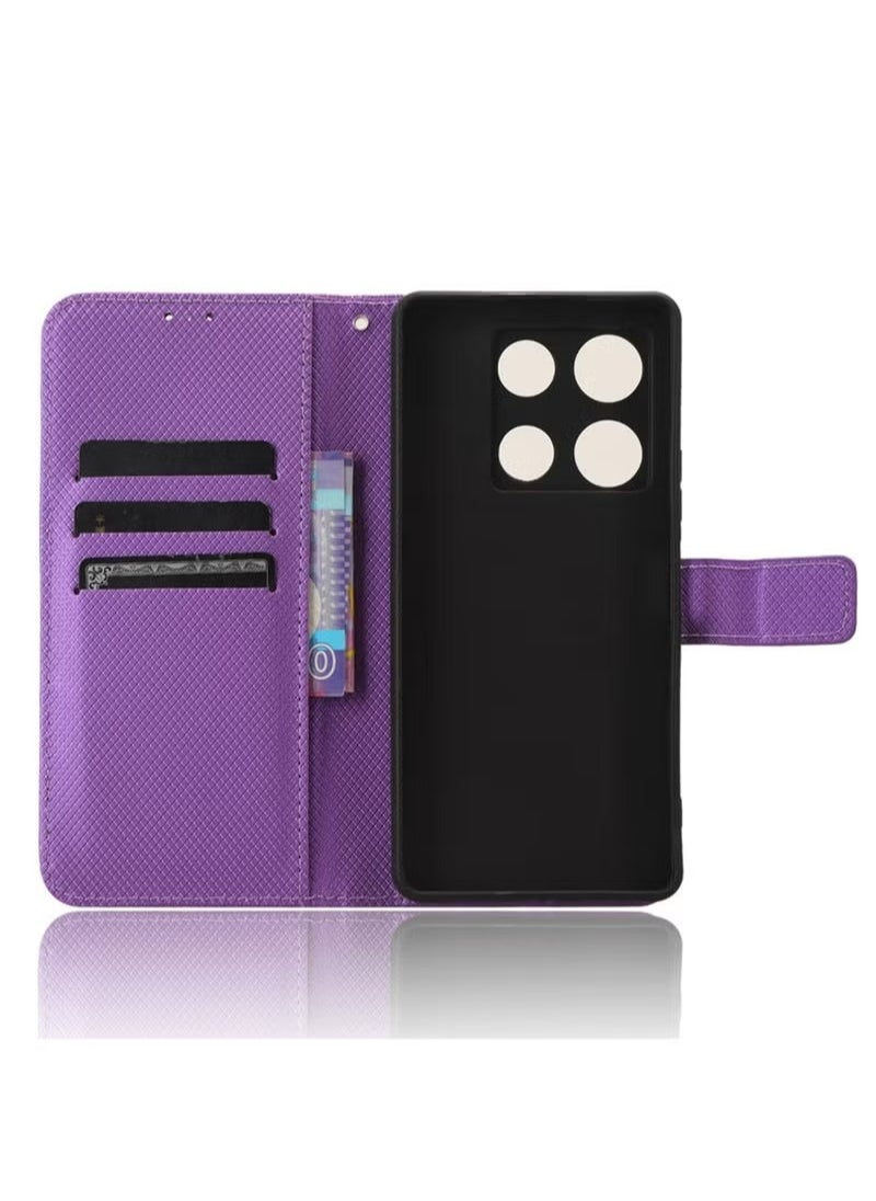 X-level Infinix Note 30 Pro 4G/X678B Phone Case Cover with Full Body Camera Len Protector PU Leather Wallet Card Holder Shockproof Protective Back Cover with Release Hand Phone Holder Daily Video Kickstand  - Image 5